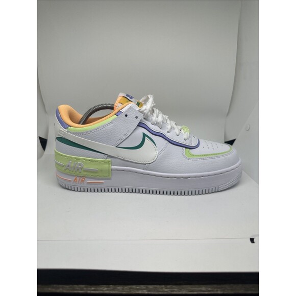 Nike Air Force 1 AF1 Shadow White Peach Cream DX3718-100 US Mens 10, Womens 11.5 - Picture 2 of 16